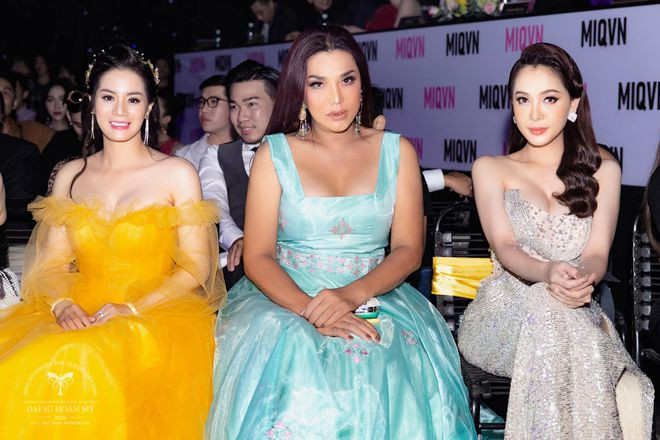 Cindy Thái Tài đến ủng hộ cuộc thi do Hương Giang tổ chức ẢNH: BTC