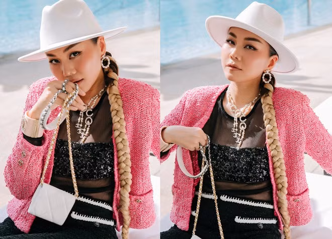 Thanh Hằng khoe thần thái sắc lạnh, cuốn hút trong thiết kế xuyên thấu gợi cảm ẢNH: NVCC