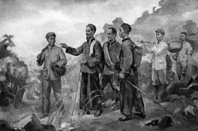 Ngày 28.1.1941, lãnh tụ Nguyễn Ái Quốc từ Trung Quốc về nước và ở tại Pác Bó (Cao Bằng), trực tiếp lãnh đạo cách mạng. Ảnh: Tư liệu. Ngày 28.1.1941, lãnh tụ Nguyễn Ái Quốc từ Trung Quốc về nước và ở tại Pác Bó (Cao Bằng), trực tiếp lãnh đạo cách mạng. Ảnh: Tư liệu.
