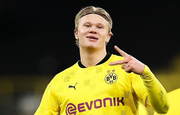 Haaland vẫn là mục tiêu Man United không muốn từ bỏ. Ảnh: AFP.