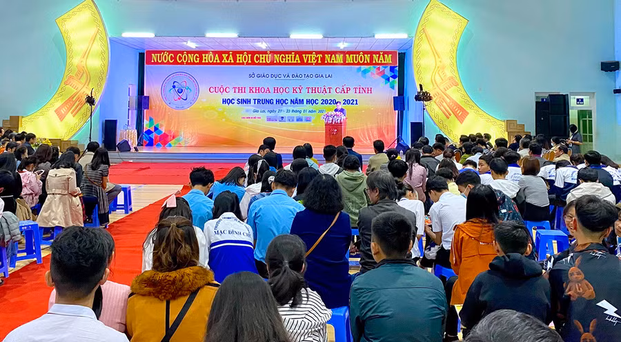 Quang cảnh lễ khai mạc. Ảnh: Hồng Thi Quang cảnh lễ khai mạc. Ảnh: Hồng Thi