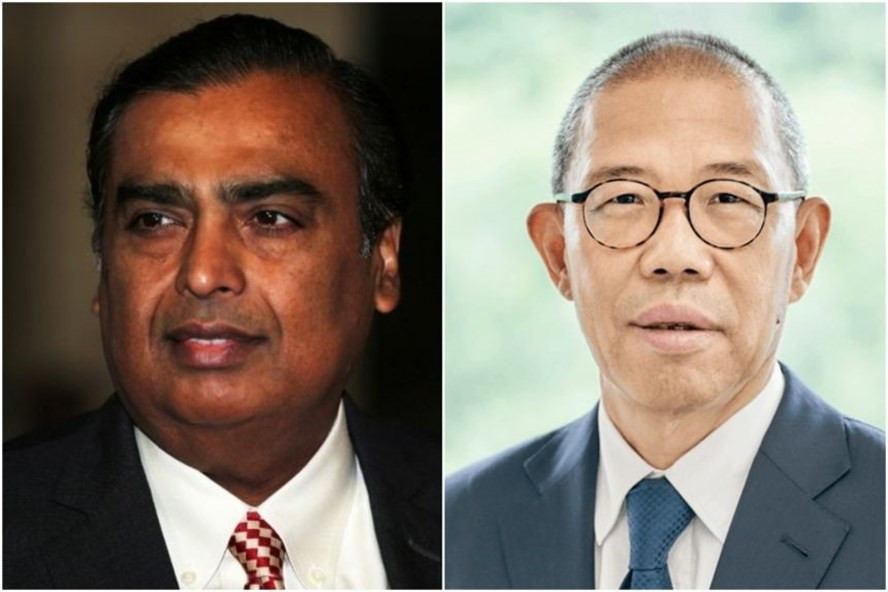 Tỉ phú Zhong Shanshan (phải) vừa trở thành người giàu nhất Châu Á thay tỉ phú Ấn Độ Mukesh Ambani. Ảnh: EN.NONGFUSPRING.COM Tỉ phú Zhong Shanshan (phải) vừa trở thành người giàu nhất Châu Á thay tỉ phú Ấn Độ Mukesh Ambani. Ảnh: EN.NONGFUSPRING.COM