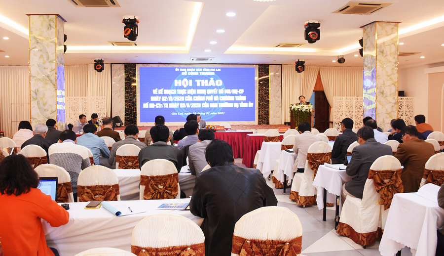 Quang cảnh hội thảo. Ảnh: Minh Nguyễn Quang cảnh diễn ra buổi hội thảo. Ảnh: Minh Nguyễn