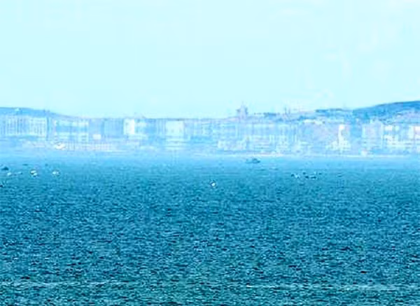 Ảo ảnh thành phố trên biển xuất hiện ở Trung Quốc