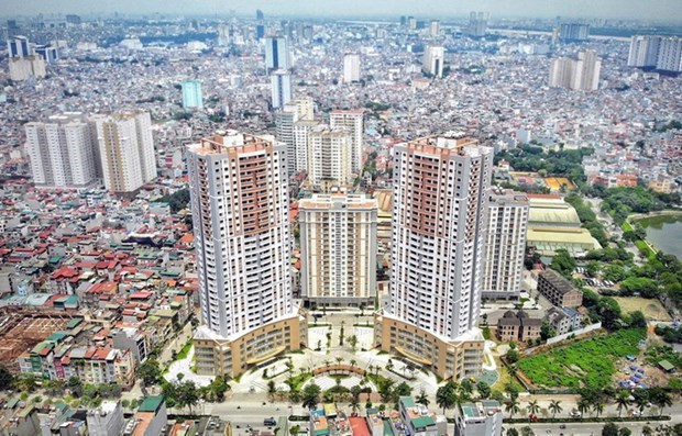 Mặc dù gặp nhiều khó khăn do dịch COVID-19, giá bất động sản vẫn không giảm. (Ảnh: Danh Lam/TTXVN)