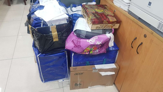 Tang vật thu giữ  Tang vật thu giữ
