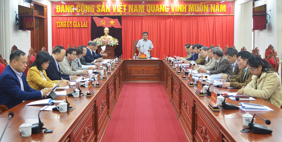 Quang cảnh buổi họp. Ảnh: Anh Huy  Quang cảnh buổi họp. Ảnh: Anh Huy