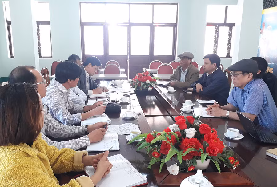 Quang cảnh cuộc họp. Ảnh: Phương Duyên Quang cảnh cuộc họp. Ảnh: Phương Duyên