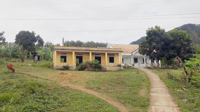 Điểm trường mầm non xã Đắk Tơ Lung, huyện Kon Rẫy, tỉnh Kon Tum hoang vắng