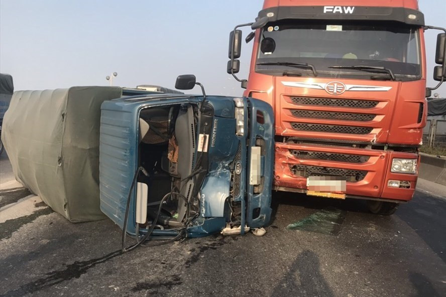  Hiện trường một vụ tai nạn giao thông. Ảnh: V.Huế.