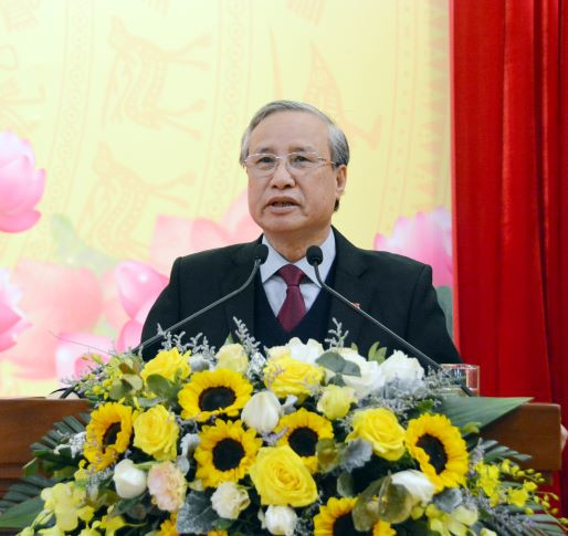  Thường trực Ban Bí thư Trần Quốc Vượng phát biểu chỉ đạo Hội thảo. Ảnh: VGP/Nhật Nam