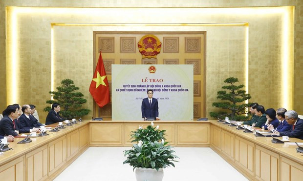 Phó Thủ tướng Vũ Đức Đam phát biểu. (Ảnh: Doãn Tấn/TTXVN)