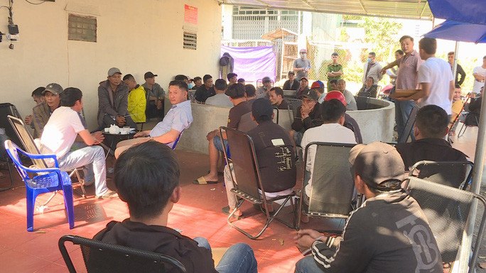 Lực lượng công an đột kích trường gà hoạt động tinh vi