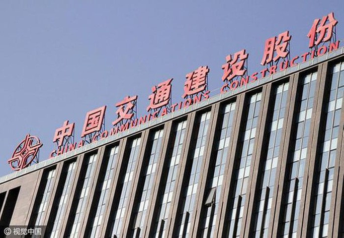  Công ty Xây dựng Truyền thông Trung Quốc (CCCC) là một trong những thực thể bị Mỹ đưa vào danh sách đen, với cáo buộc cải tạo biển Đông. Ảnh: China Daily News