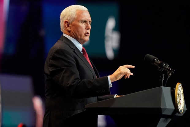 Phó Tổng thống Mỹ Mike Pence (Nguồn: Politico) Phó Tổng thống Mỹ Mike Pence (Nguồn: Politico)