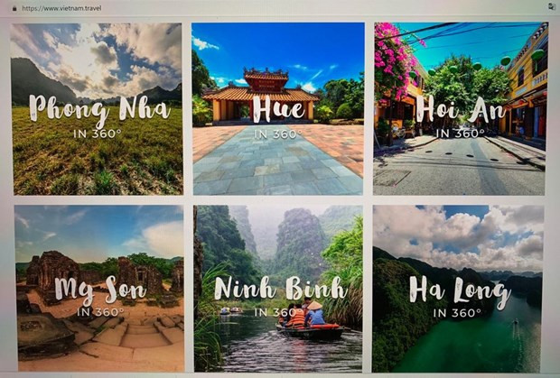 Chỉ cần có thiết bị kết nối internet, giờ đây du khách có thể tra cứu thông tin du lịch ở bất cứ đâu. (Ảnh chụp màn hình)