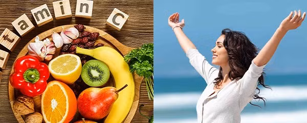 Bổ sung vitamin C thường xuyên sẽ giúp cơ thể khoẻ mạnh, ngăn ngừa khả năng lây nhiễm COVID-19. Đồ hoạ: Phương Linh.