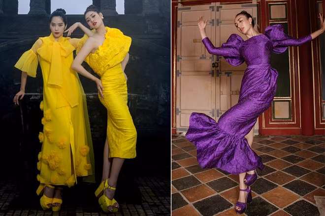 Ngọc Diễm tự tin tham gia thử thách chụp ảnh với phần tạo dáng khá khó ẢNH: BTC