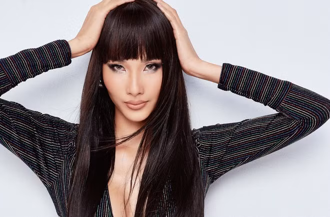 Nhan sắc của Á hậu Hoàng Thùy trong bộ ảnh mới. ẢNH: MILOR TRẦN