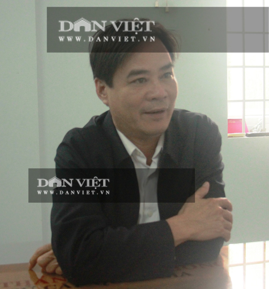 Giám đốc Ban quản lý dự án đầu tư xây dựng và phát triển quỹ đất huyện Phù Mỹ - ông Ngô Thanh Hải. Ảnh: Dũ Tuấn.