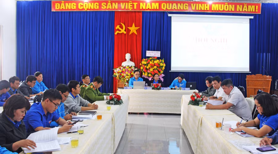 Toàn cảnh hội nghị tổng kết công tác Hội và phong trào thanh niên năm 2020.Ảnh P.LJPG