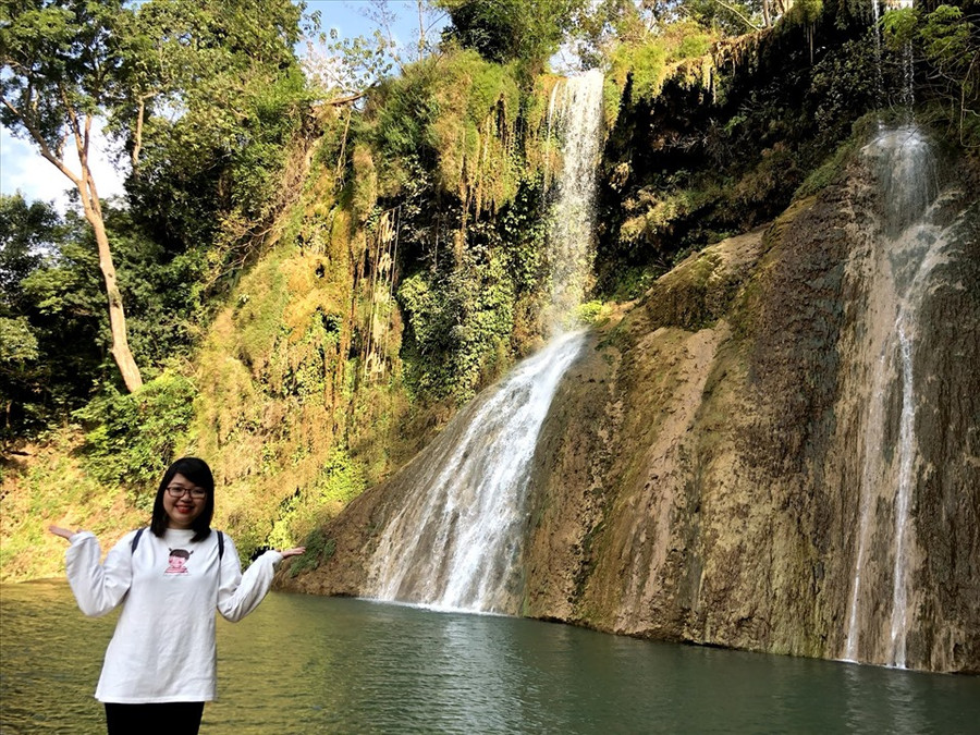 Hình ảnh thác Dải Yếm. Ảnh: Hải Ngọc