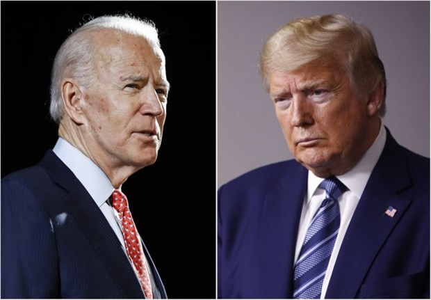 Tổng thống đắc cử Joe Biden và đương kim Tổng thống Mỹ Donald Trump. (Ảnh: AP/File) Tổng thống đắc cử Joe Biden và đương kim Tổng thống Mỹ Donald Trump. (Ảnh: AP/File)