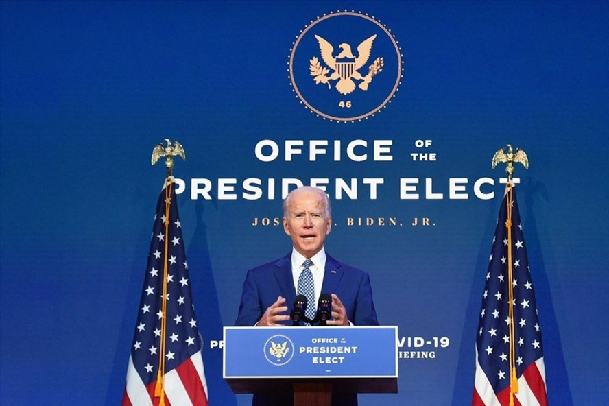 Tổng thống đắc cử Joe Biden. Ảnh: AFP  Tổng thống đắc cử Joe Biden. Ảnh: AFP