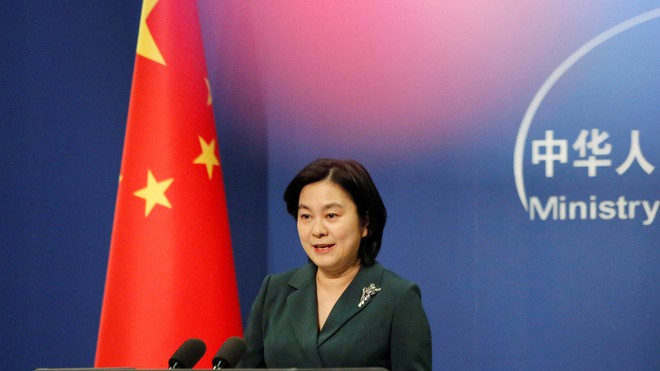  Phát ngôn viên Bộ Ngoại giao Trung Quốc Hoa Xuân Oánh - Ảnh: Reuters