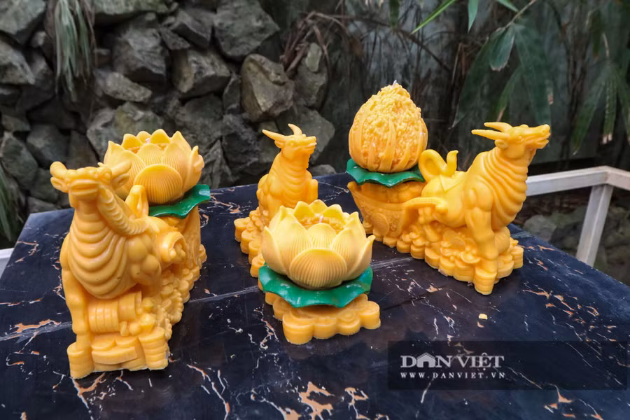 Theo dự kiến, để phục vụ cho Tết Nguyên đán, năm nay, anh Thông sẽ cung ứng ra thị trường từ 7.000 - 10.000 sản phẩm trâu nến.