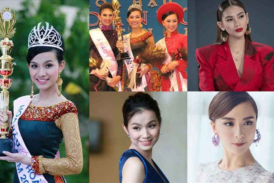 Top 3 Hoa hậu Hoàn vũ Việt Nam 2008. Ảnh: MU, NSCC.