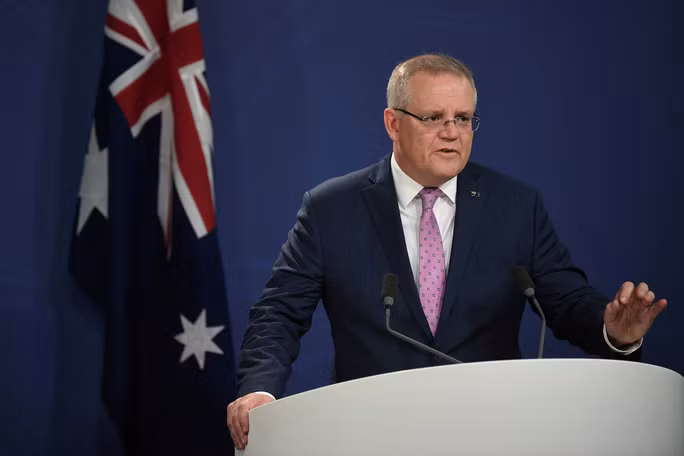 Chính quyền Thủ tướng Úc Scott Morrison cam kết cung cấp vắc-xin Covid-19 cho các nước láng giềng trong năm 2021. Ảnh: Reuters