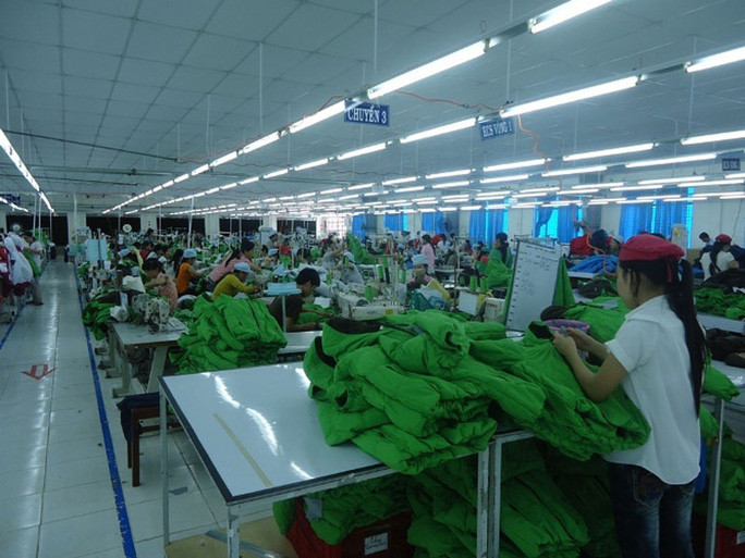 Khu vực nhà xưởng của Công ty CP May Tam Quan trước khi bị cháy  Khu vực nhà xưởng của Công ty CP May Tam Quan trước khi bị cháy