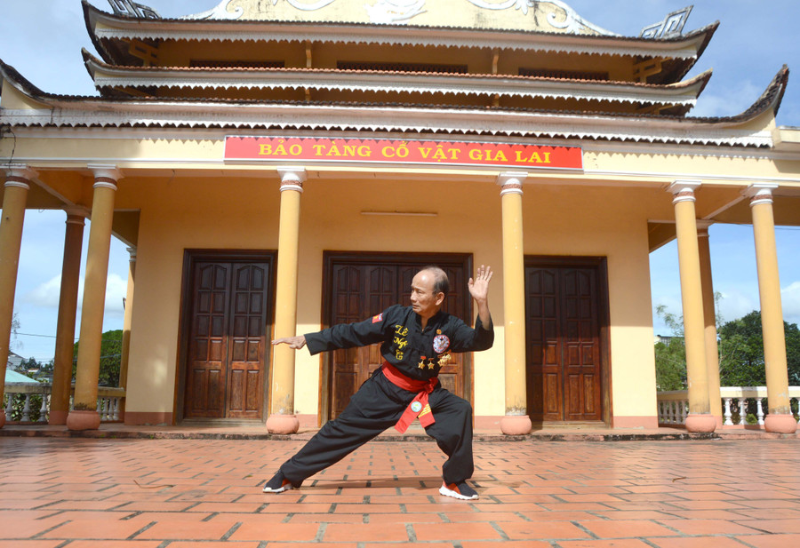 Đại võ sư Lê Ngọc Có. Ảnh: Hà Phương