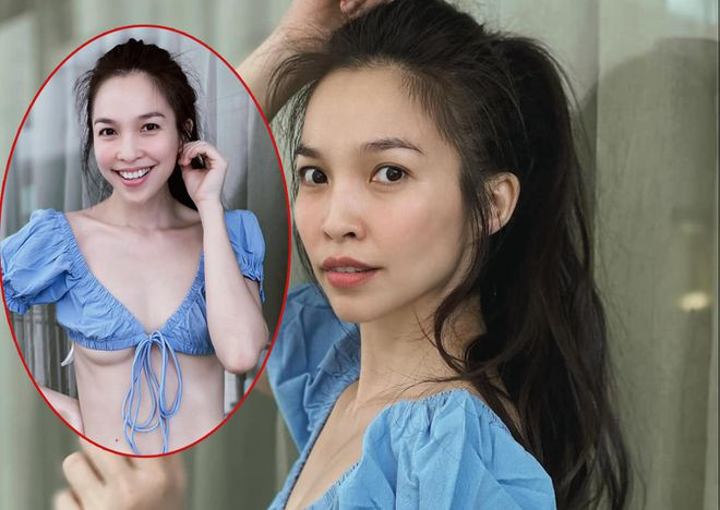 Bức ảnh táo bạo của ca sĩ Hiền Thục được cô đăng tải trên trang cá nhân ẢNH: FBNV