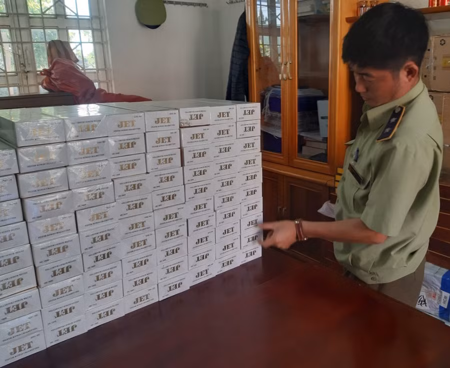 Toàn bộ số thuốc lá điếu nhập lậu đã được tịch thu theo quy định