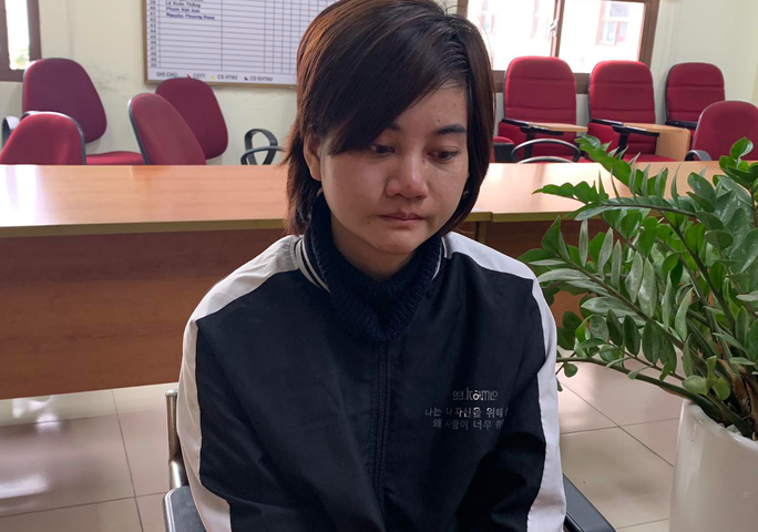 Hoàng Tuệ Tâm tại cơ quan điều tra - Ảnh: Công an cung cấp Hoàng Tuệ Tâm tại cơ quan điều tra - Ảnh: Công an cung cấp