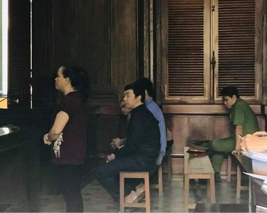 Các bị cáo tại toà Các bị cáo tại toà