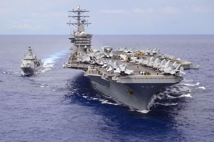 Tàu sân bay USS Nimitz. Ảnh: Hải quân Mỹ