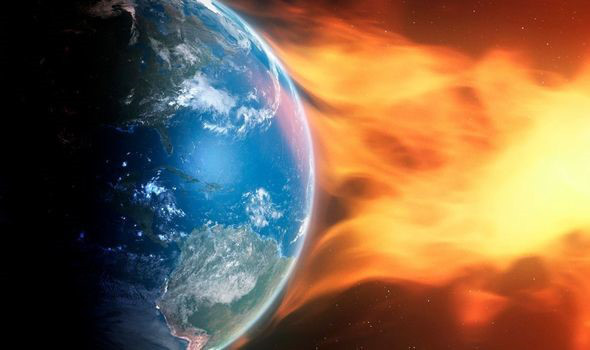 Một luồng gió Mặt trời đang đến gần Trái đất