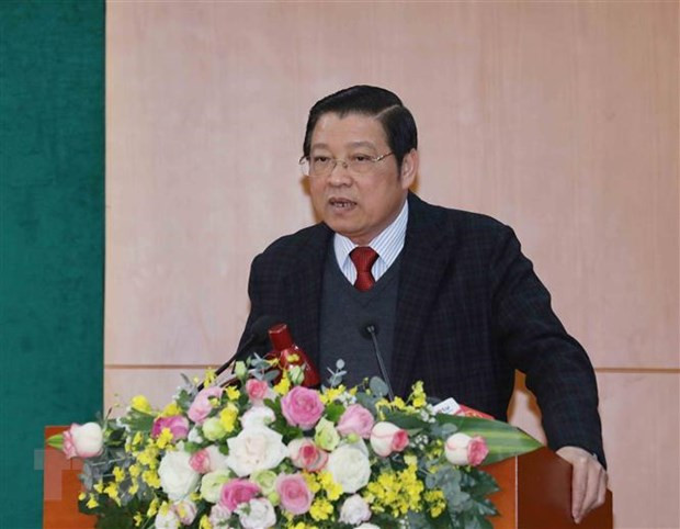 Trưởng Ban Nội chính Trung ương Phan Đình Trạc phát biểu tại hội nghị. (Ảnh: Phương Hoa/TTXVN) Trưởng Ban Nội chính Trung ương Phan Đình Trạc phát biểu tại hội nghị. (Ảnh: Phương Hoa/TTXVN)