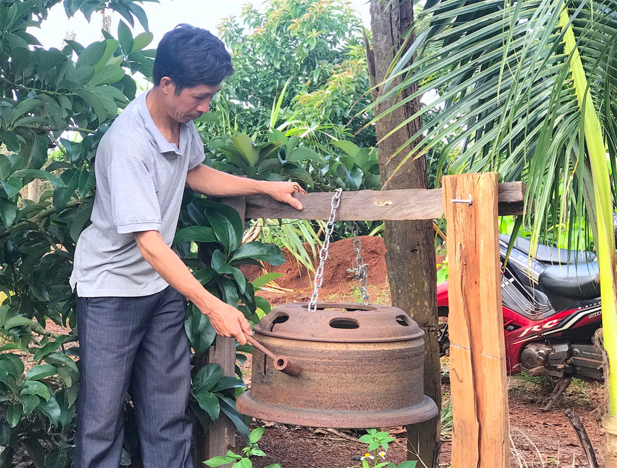 Mô hình “Tiếng kẻng an ninh” do Hội CCB huyện Chư Pưh triển khai tại các thôn, làng đã mang lại hiệu quả thiết thực. Ảnh: Trần Dung