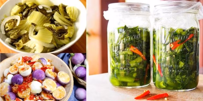 Dưa muối chua được nhiều người yêu thích. Đồ họa: VA