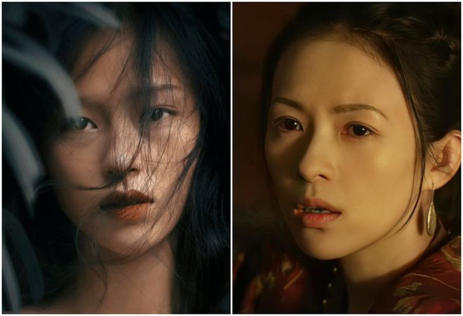 “Đoàn làm phim Thượng dương phú (Đế vương nghiệp) nên mời Minh Hà đóng vai của Chương Tử Di thời trẻ”, Sina viết. Được biết, trong Đế vương nghiệp, Chương Tử Di bị chỉ trích diễn “sượng trân” khi đóng nhân vật Vương Huyên (A Vũ) thời kỳ tuổi 16 ngây thơ trong sáng ẢNH: INSTAGRAM NV, WEIBO NV