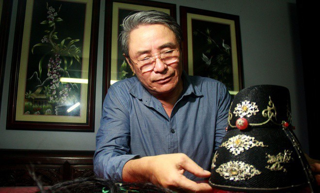 Nhà nghiên cứu Vũ Kim Lộc – chuyên gia có uy tín trong lĩnh vực mũ mão triều Nguyễn - Ảnh: NVCC Nhà nghiên cứu Vũ Kim Lộc – chuyên gia có uy tín trong lĩnh vực mũ mão triều Nguyễn - Ảnh: NVCC