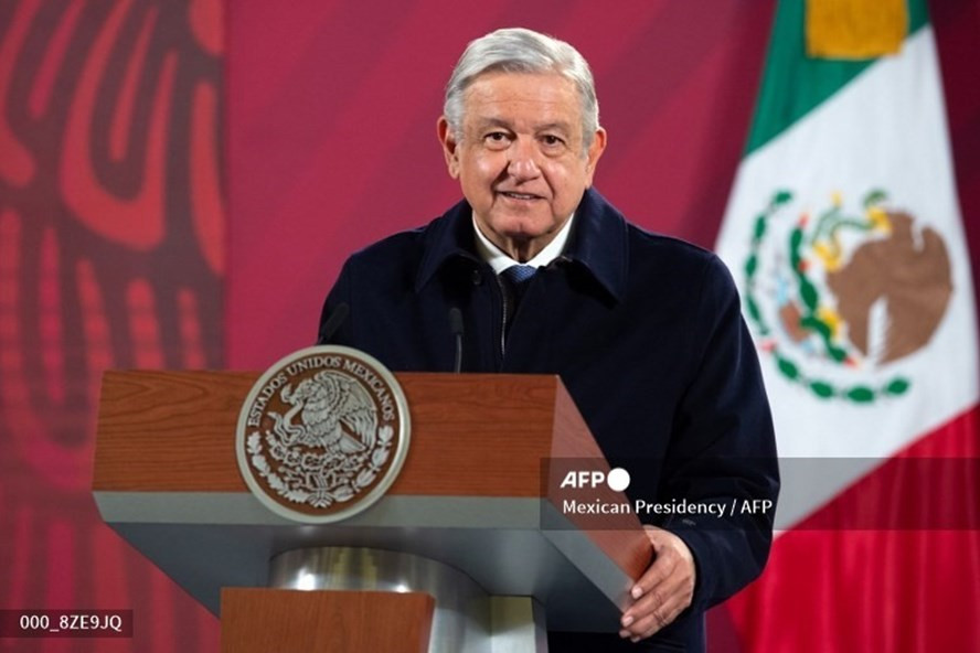 Tổng thống Mexico Andres Manuel Lopez Obrador là nguyên thủ thế giới mới nhất mắc COVID-19. Ảnh: AFP Tổng thống Mexico Andres Manuel Lopez Obrador là nguyên thủ thế giới mới nhất mắc COVID-19. Ảnh: AFP