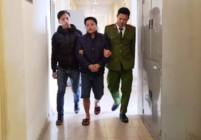 Phạm Văn Thuần lúc bị bắt.