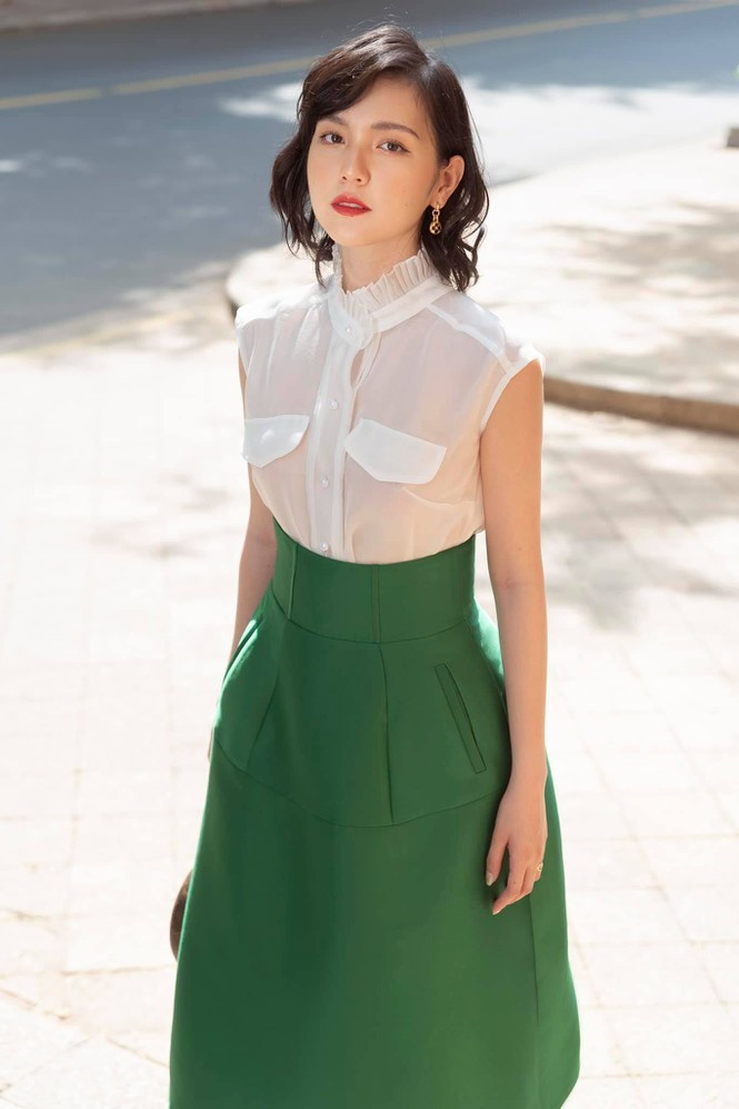 Cô được ưu ái gọi là “Nàng thơ của giới mẫu“. Ảnh: NV.