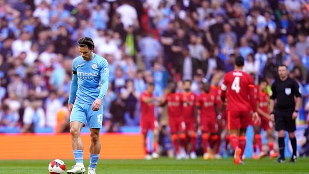 Man City tan mộng ăn ba ở mùa này. Nguồn: Getty Images