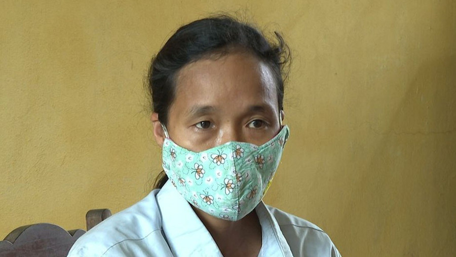 Lê Thị Xuân tại cơ quan điều tra. Ảnh: Công an Phú Thọ  Lê Thị Xuân tại cơ quan điều tra. Ảnh: Công an Phú Thọ